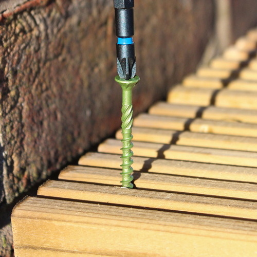 TIMCO SOLO DECK SCREW 4.5 X 70MM GREEN (200BOX) - Image 2