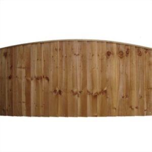 Vertical Heavy Duty Arched Fence Panel