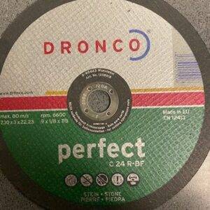 230mm x 3.2 x 22 Flat Stone Cutting Disc