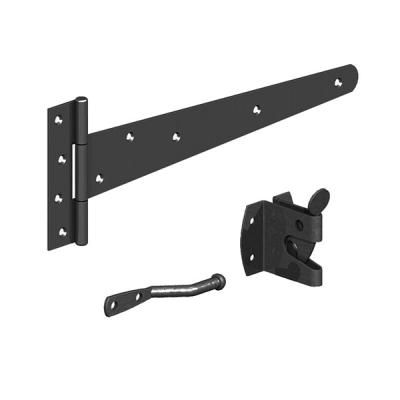 Birkdale E/Black Pedestrian Gate Kits P68