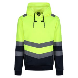 TRF663 Regatta Pro Hi Vis Overhead Hoody Yellow