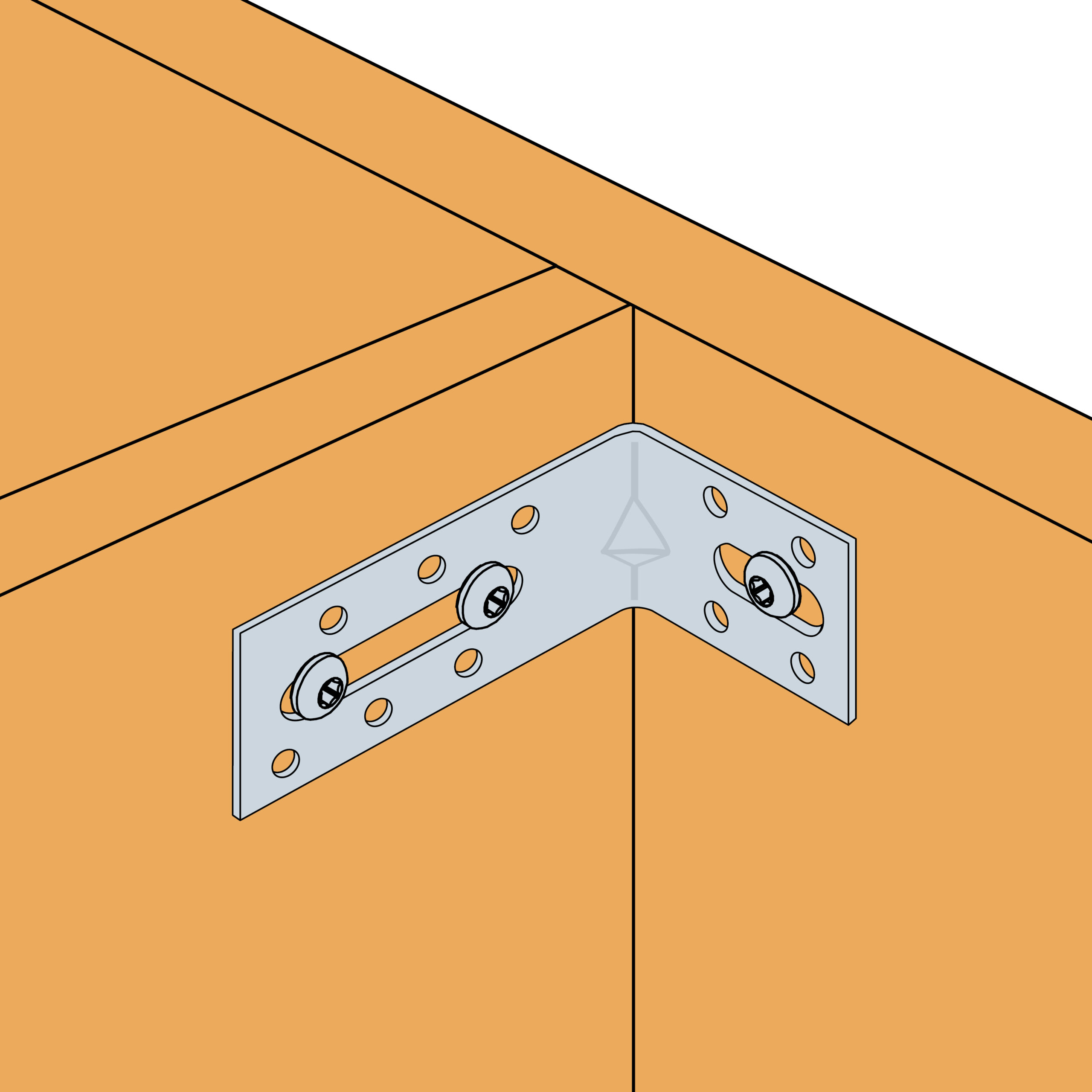 Simpson EFIXR753C50 Adjustable Angle Bracket 70x55x30mm – view 3