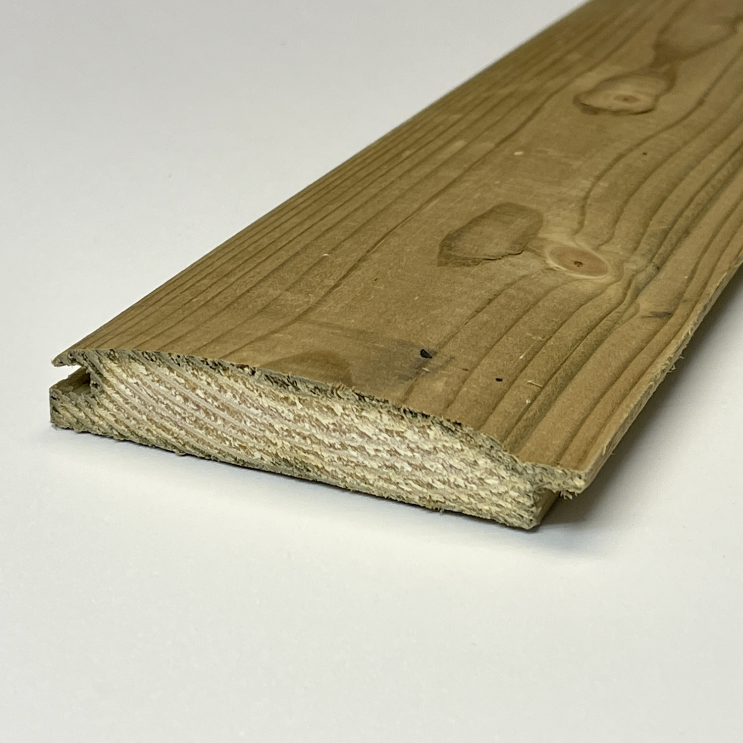 022 x 125 SCANDINAVIAN WHITEWOOD GREEN TREATED LOG-LAP