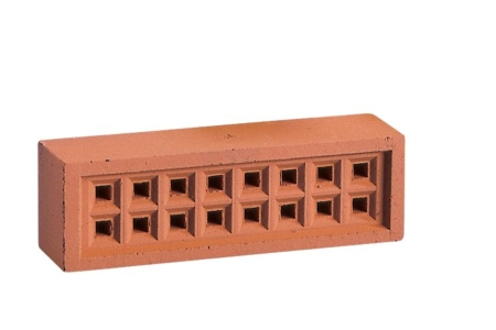 YA12R Airbrick 215 x 65 Square Hole Red