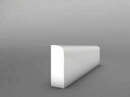 White Primed MDF Pencil Architrave 14.5 x 44 x 4.4mtr