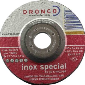 4mm x 1/4" x 7/8" DPC Steel Grinding Disc