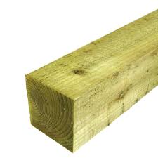 75 x 75 x 2.4m & 1.8m Green Tanalised Fence Post
