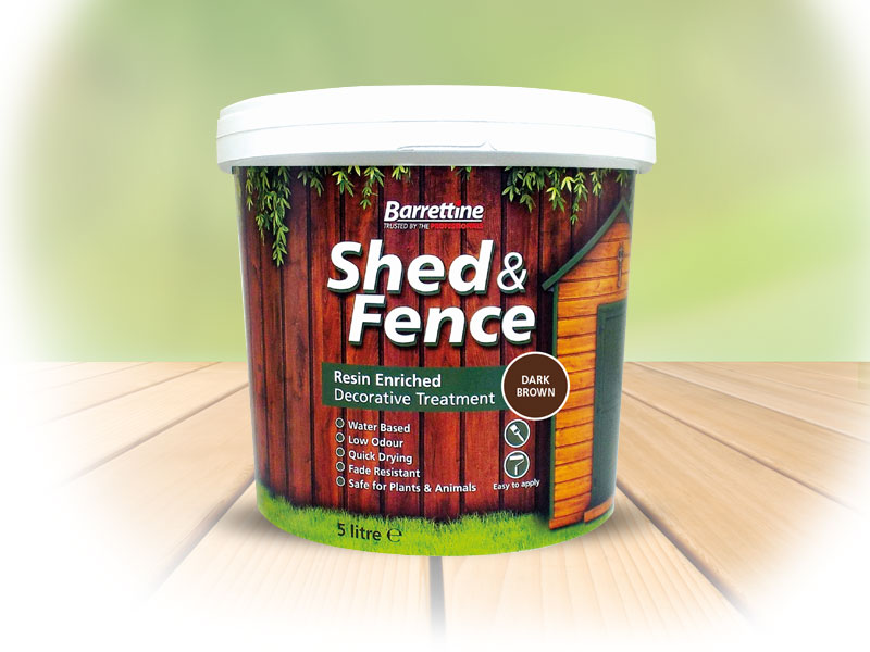 5ltr Shed & Fence Paint Dark Brown