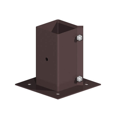 75mm x 75mm Swift Bolt Down Clamp Post Support