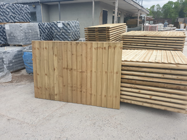 Vertical Heavy Duty Green Fence Panel