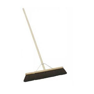 24" Stiff Brush C/W Handle & Stay