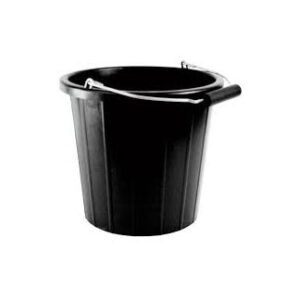 3 Gallon Black Bucket