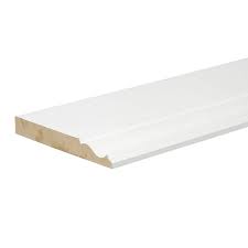 WHITE PRIMED MDF OGEE 18 X 169 SKIRTING 4.4MT