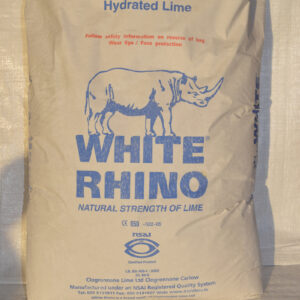 25kg White Rhino Hydrated Lime