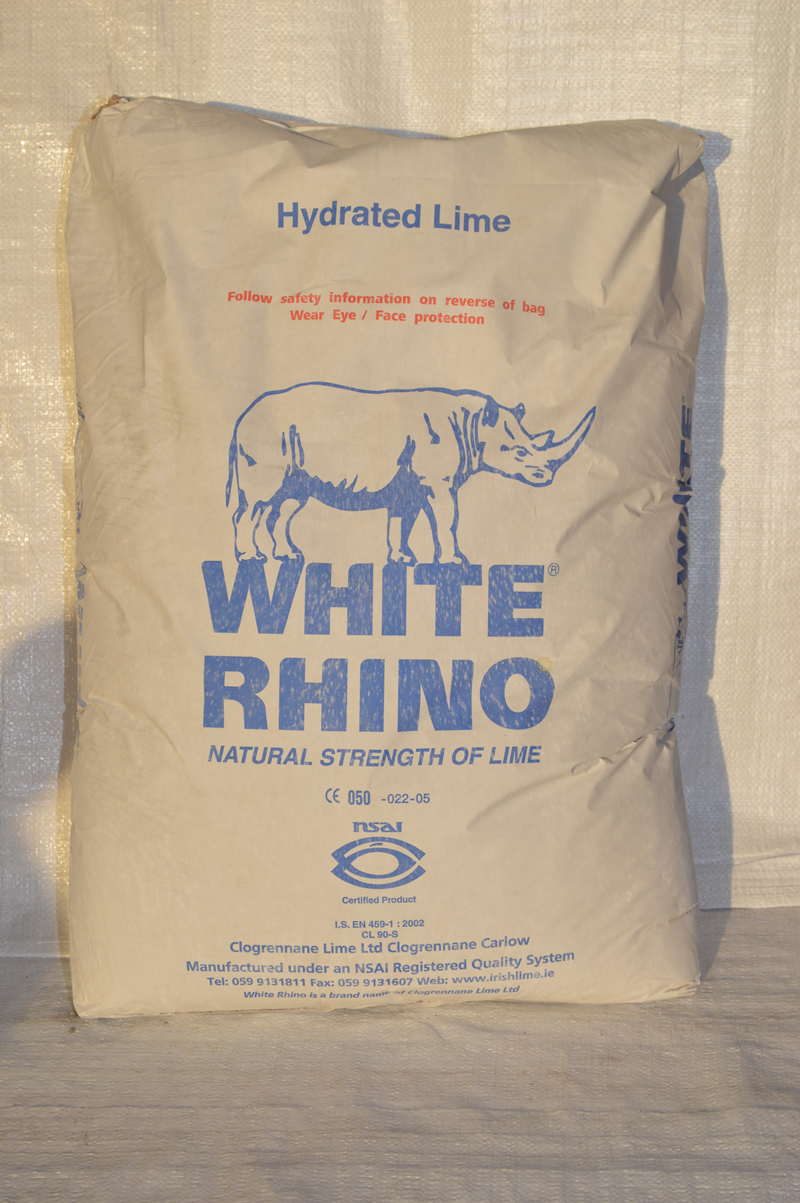 25kg White Rhino Hydrated Lime