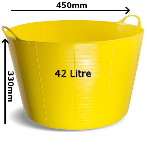 Yellow Gorilla Tub 42ltr-Large SP42Y
