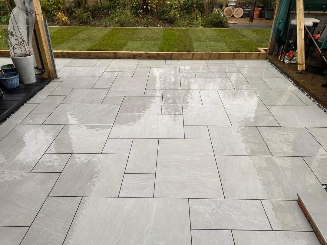 20mm Kandla Grey Porcelain Patio Pack 21.06m2
