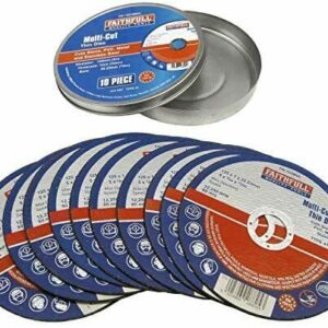 Faithfull Cut Off Wheel 115mm x 1.0 x 22 Multi Purpose
