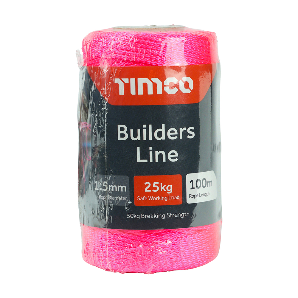 Hi-Vis String Line Pink 100mtr