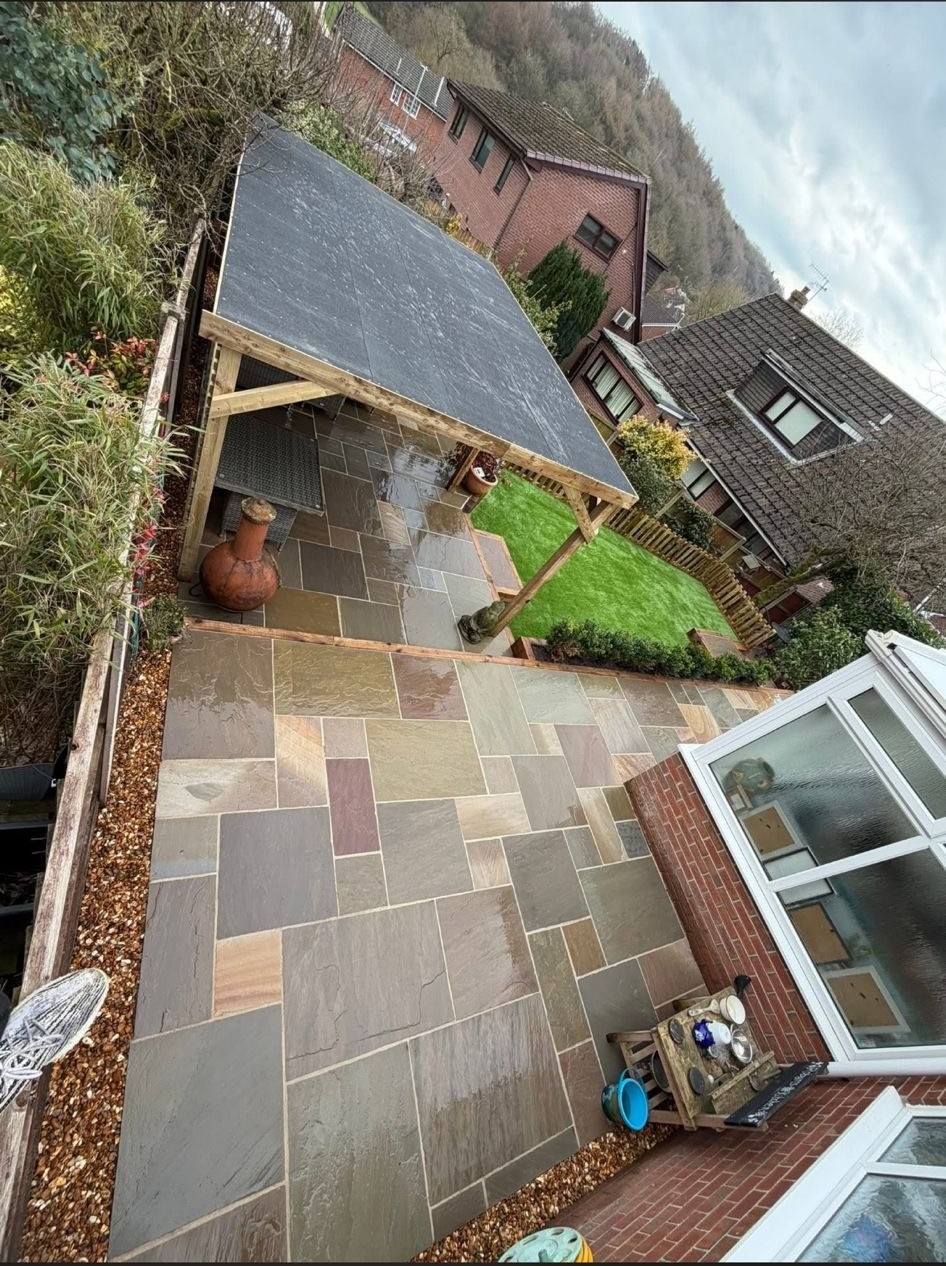 Indian Raj Green Sandstone 22mm Calibrated - (19.50m2 per Pack) – view 2